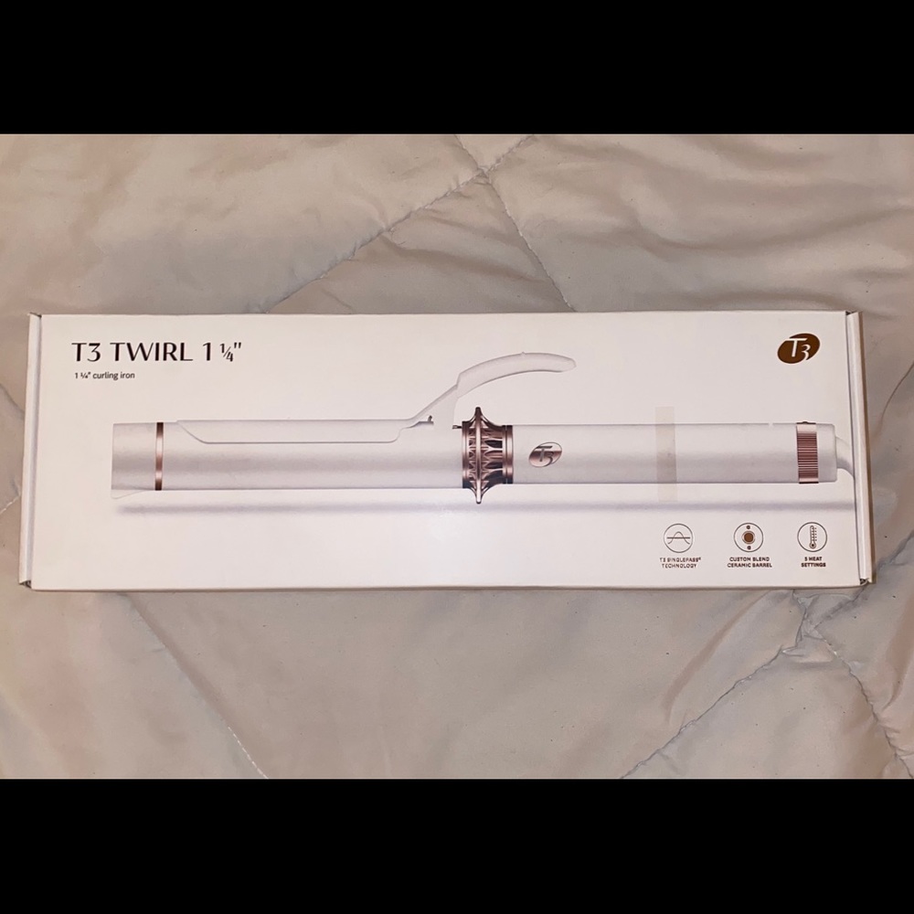 T3 Singlepass Curl 1.25” 1 1/4” T3 curling iron